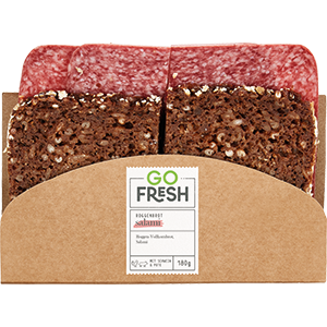 GO FRESH 2er Brot Roggenvollkornbrot Salami-image