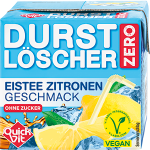 QuickVit Durstlöscher Eistee Zitrone ZERO-image