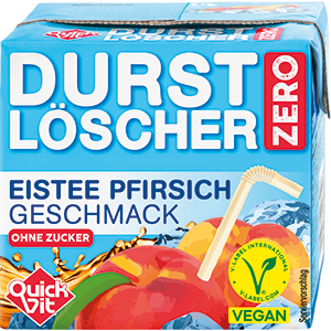 QuickVit Durstlöscher Eistee Pfirsich ZERO-image