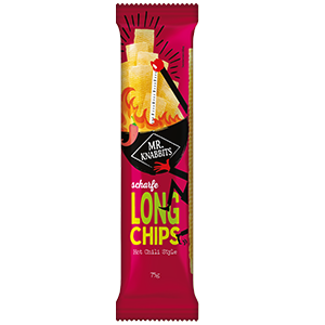 Mr. Knabbits Long Chips Hot Chili Style-image