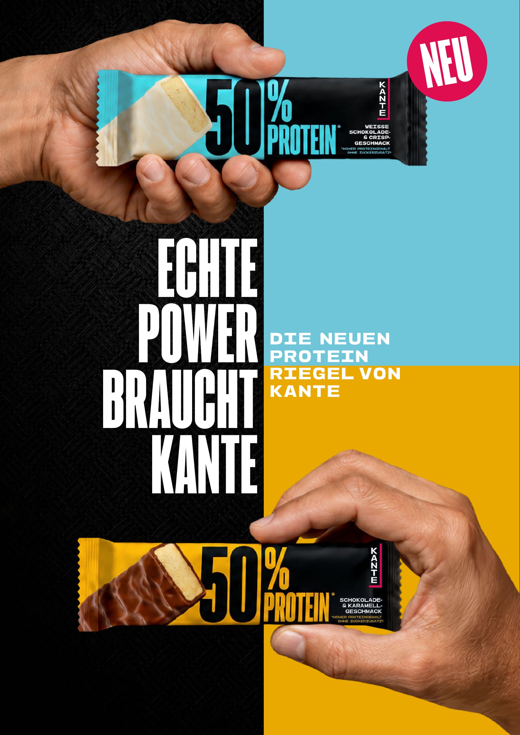 KANTE Proteinriegel Salesfolder